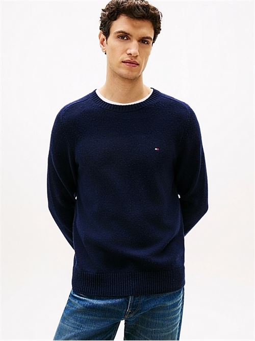 lambswool crew neck TOMMY HILFIGER | MW0MW36535DW5